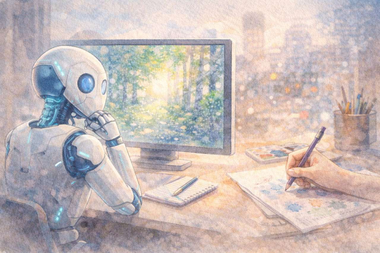 AI画像が苦手な私が考えた、「時間を尽くす」という価値